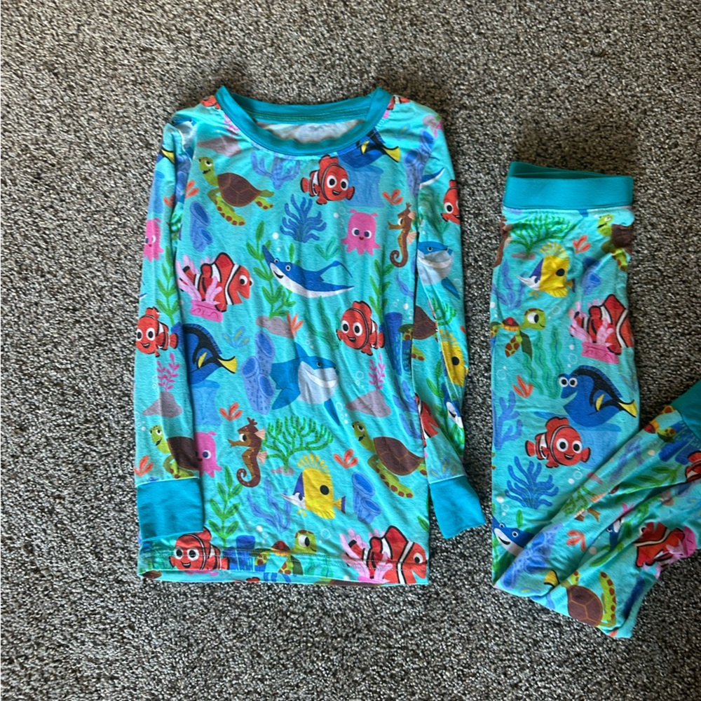 Little Sleepies Disney Finding Nemo 4T Long Sleeve/Pants Pajamas